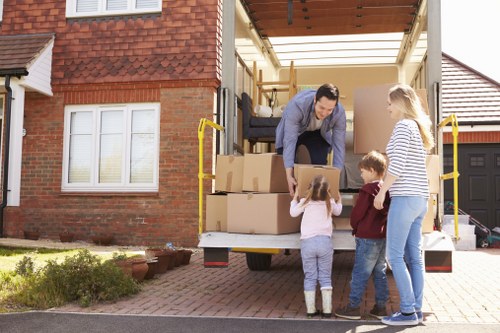 Man and van moving service in West Kensington helping with local relocation