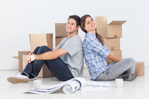 Specialist piano removals team handling a move in West Kensington