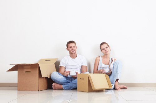 Local flat removals planning around access and parking in West Kensington