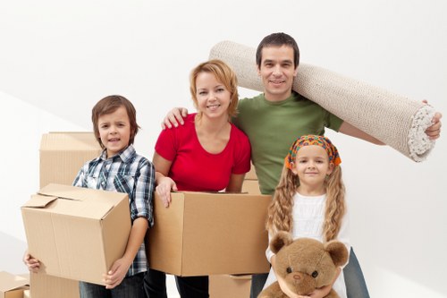 Packing and furniture protection for a West Kensington house move