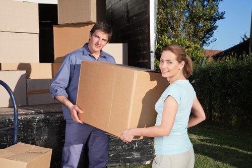Responsible waste separation and recycling during a West Kensington move